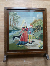 ANTIQUE EMBROIDERED TAPESTRY