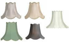 Single Scallop Faux Silk