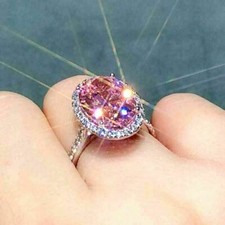 5.50Ct Oval Cut Pink Sapphire