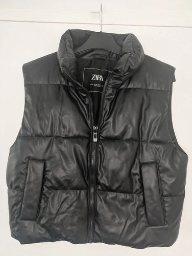 Zara black faux - black, leather