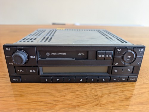 Beta radio cassette - vw,