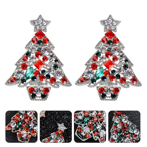 2pcs brooch christmas ornament - 2pcs,