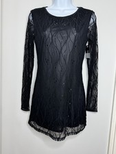 Bisou Bisou Black Mesh Long