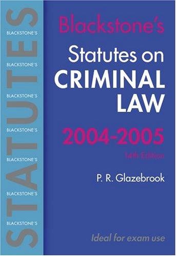 Statutes criminal law - criminal,