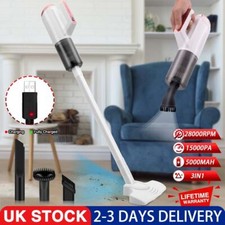 3 IN 1 Cordless Vacuum Cleaner Hoover Upright Lightweight Handheld Bagless UK