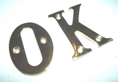 Polished solid brass 50mm - brass, 2"50mm