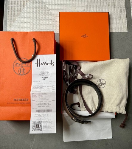 Hermes reversible leather belt - reversible,