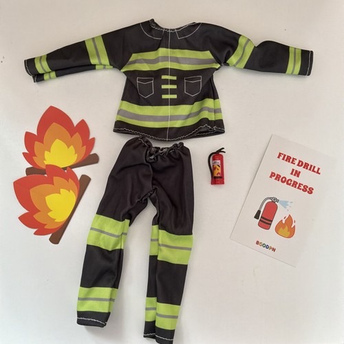 Naughty elf clothing fireman - naughty,