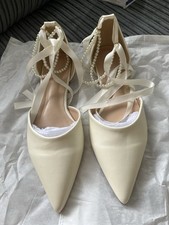 Ivory pearl wedding shoes - pearl,