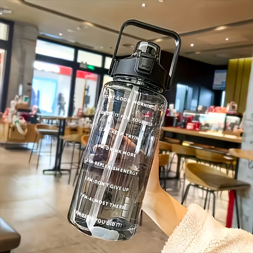 Litre water bottle with - 2,
