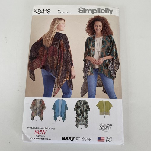 Simplicity k8419 sewing - simplicity,
