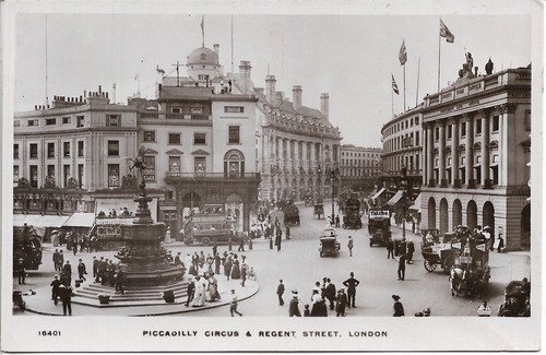 Piccadilly circus and regent - and,