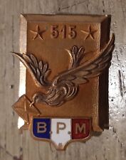 Insigne POSTE AUX ARMEES BUREAU POSTAL MILITAIRE 515 Courtois ORIGINAL WWII