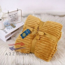 Chunky Rib Throws Blankets