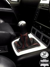 RED STITCHING MANUAL BLACK