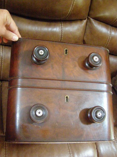 Antique wooden drawer dovetail - antique,