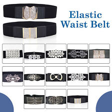 Wide Elastic Belt Ladies Cinch