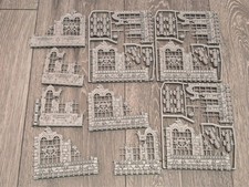 Large Wargaming Terrain Ruined Gothic City Set - Warhammer 40k AoS DnD