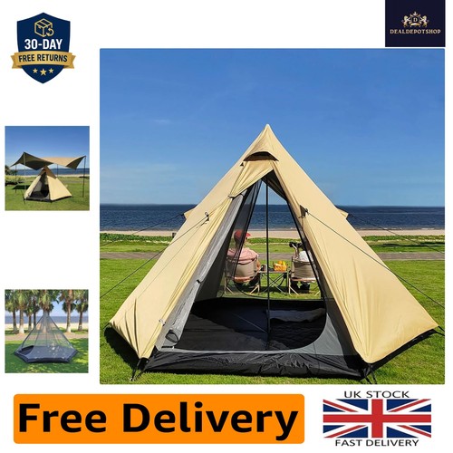 Double layer family camping - family,