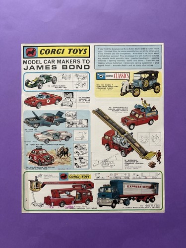 Corgi toys model makers to - corgi,