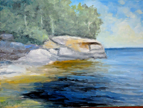 Original landscape oil