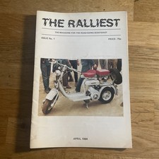 The Ralliest Magazine. Issue 1. Rare. Apr 1984 Vespa,Lambretta,