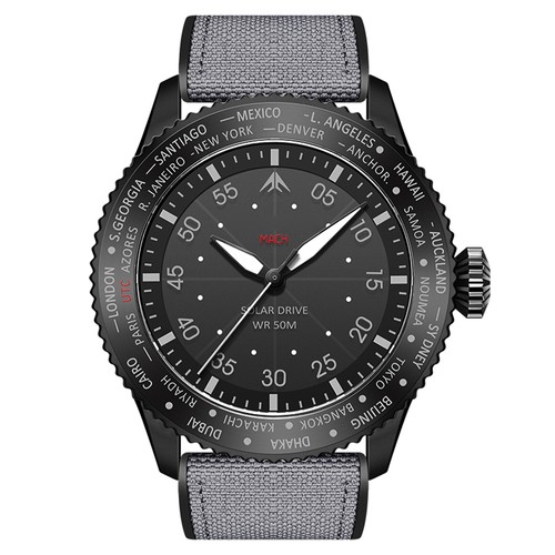 Black north edge mach watch - black,