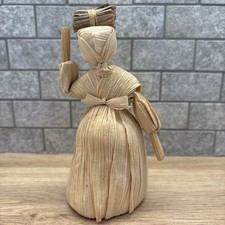 Vintage Corn Husk Folk Art