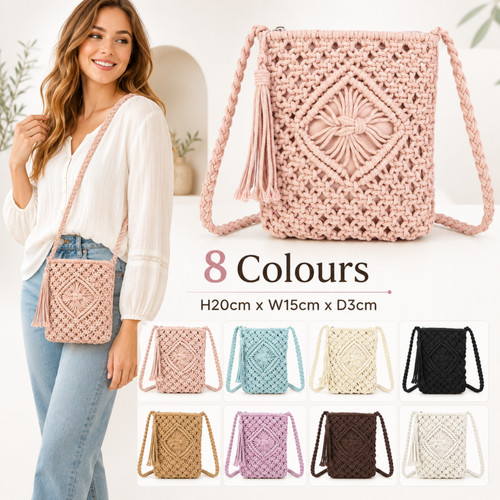 Womens crochet crossbody bag - crochet,