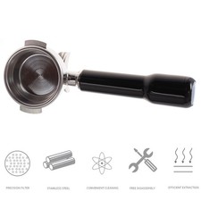 Coffee Permanent Filters 2 Spouts Splitter Portafilter compatible with Breville