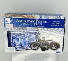 Schylling American Postal Collection Special Delivery Motorcycle. Mint Boxed