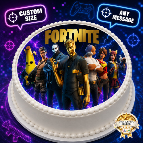 Fortnite personalised edible - fortnite,