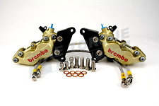 Brembo P4 30/34 Gold Caliper Conversion Kit for Suzuki GSX1300R Hayabusa 1999-07