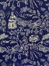 2 Metres Cotton Fabric Honiton Lace Shop Devon The Lace Maker  W154cm 26wd