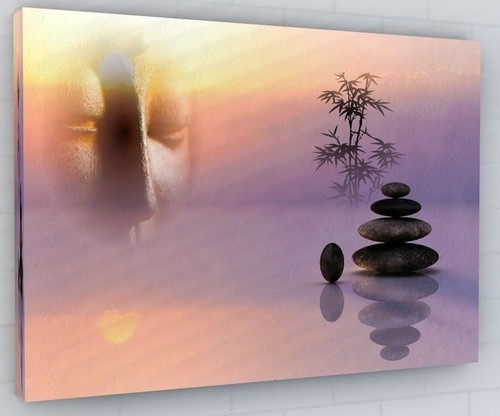 Buddha framed canvas picture - framed,