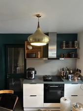 Vintage Jo Hammerborg Orient Ceiling Light In Brass Finish Ø36cm