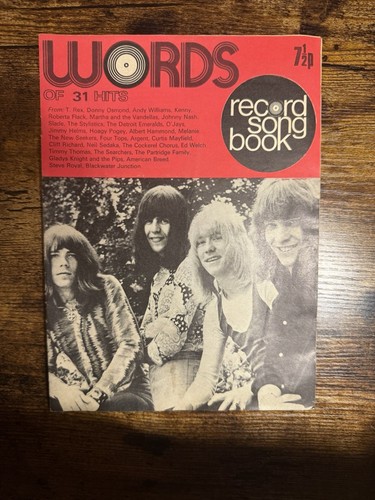 Words record song book - words,