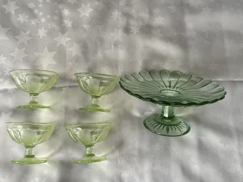 Vintage retro uranium glass - retro,