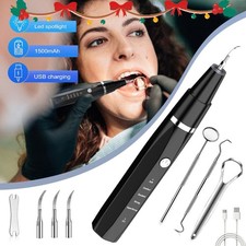 Electric Sonic Dental Scaler Tartar Plaque Calculus Remover Teeth Stains Cleaner