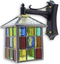 LEADED LANTERN OUTDOOR WALL
