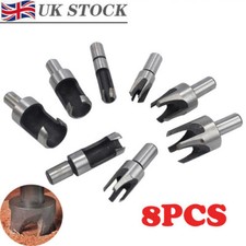 8 PCS Wood Plug Tenon Drill