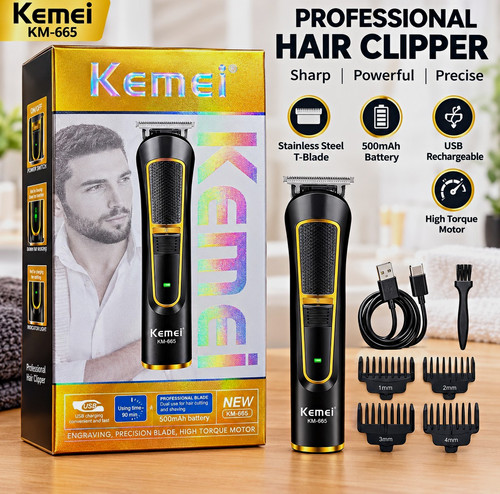 Kemei 665 hair clipper men - km-665,