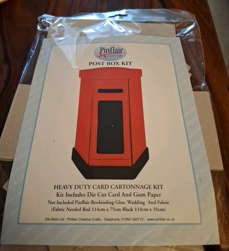 Pinflair post box cartonnage - box,