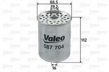 FUEL FILTER 587704