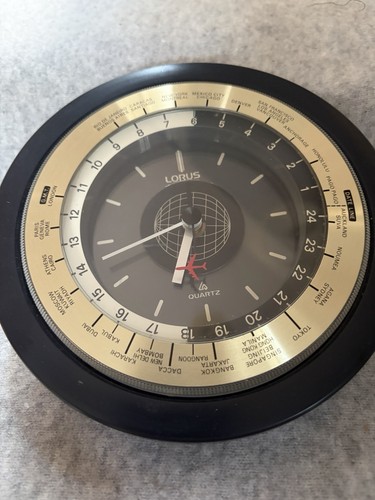 Vtg lorus world time - time, quartz