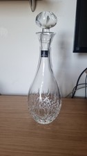 Royal Doulton heavy cut lead crystal wine decanter 'Dorchester'