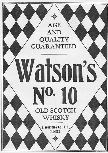 Watson 10 old scotch - watson's,