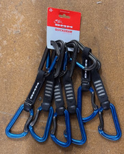 DMM Shadow Quickdraw TITANIUM 12 CM CARABINER CLIMBING - 6 Pack, BLUE - NEW