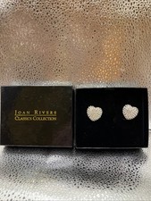 Joan Rivers Heart Earrings
