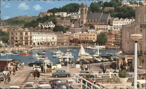 Vintage torquay harbour - vintage,